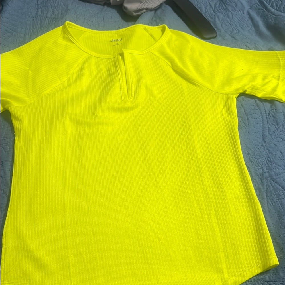 Bright Yellow Women's Top